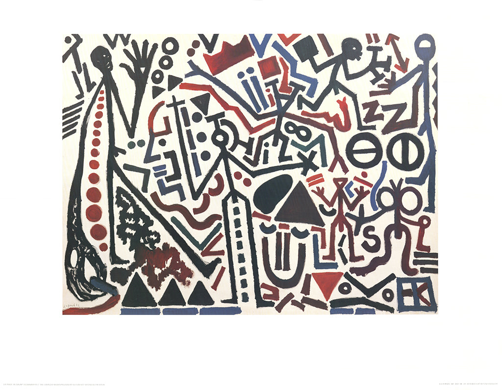 Penck, A.R. - Die Zukunft des Emigranten 2 - Kunstdruck Clever Art