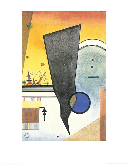 Kandinsky, Wassily - Gebogene Spitze - Kunstdruck Clever Art