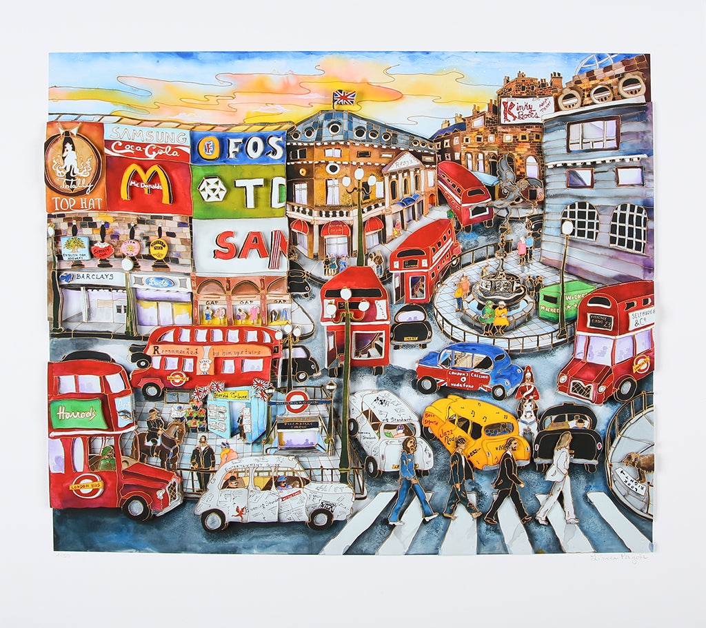 Pergola, Linnea - Picadilly-Circus - handsigniert - Giclee Clever Art