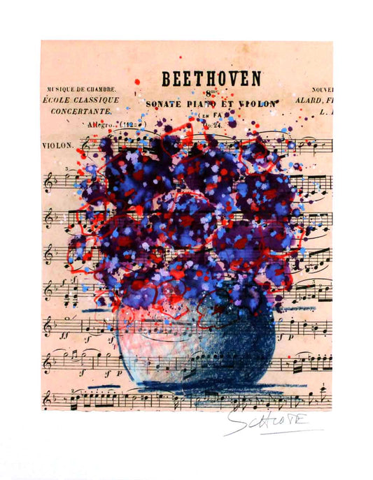 Schlote, Wilhelm - Beethoven - Giclee - handsigniert Clever Art