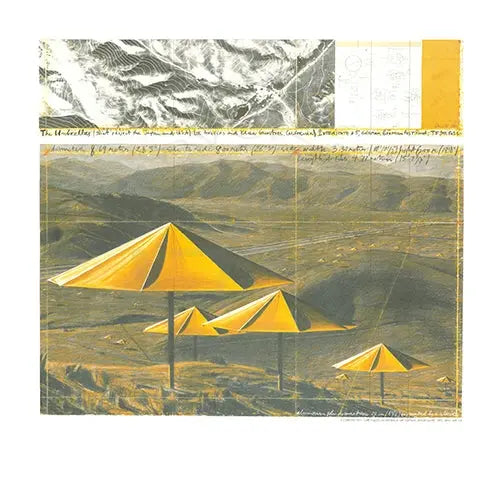 Christo - The Umbrellas - Farboffset Clever Art