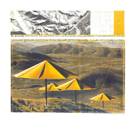 Christo - The Umbrellas - Farboffset