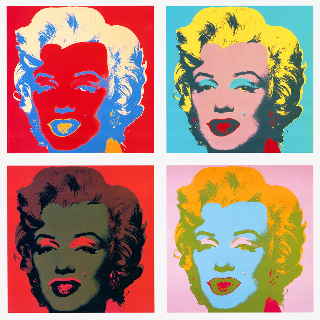 Warhol, Andy - Ten Marilyns II - Farboffset (mit Siegel) - 140 x 80 cm