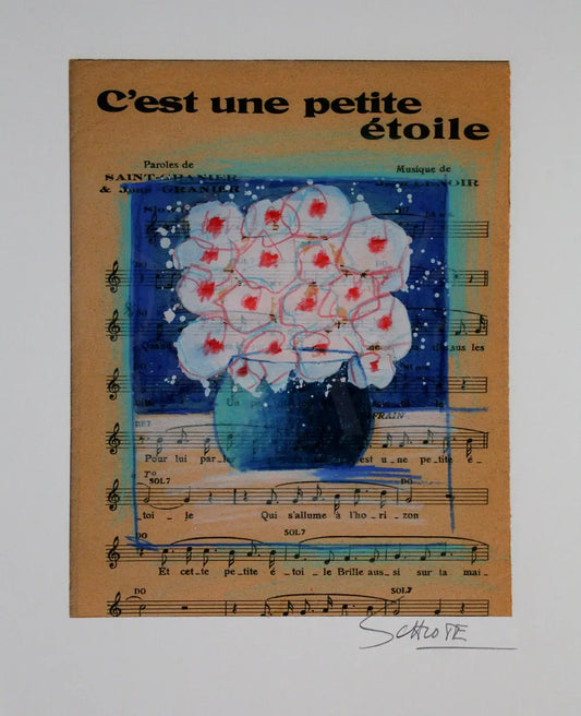 Schlote, Wilhelm - C'est une petite étoile - Giclee - handsigniert Clever Art