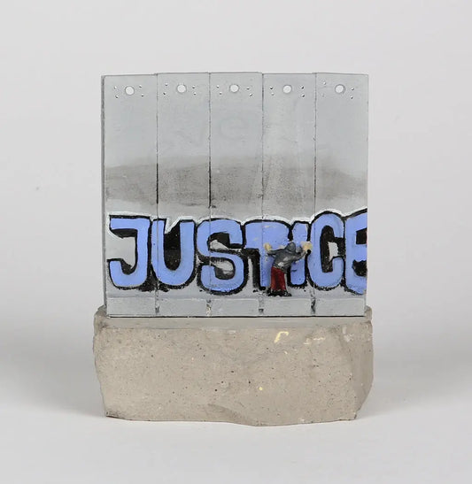 Banksy - Wall Section (Justice) - Multiple Clever Art