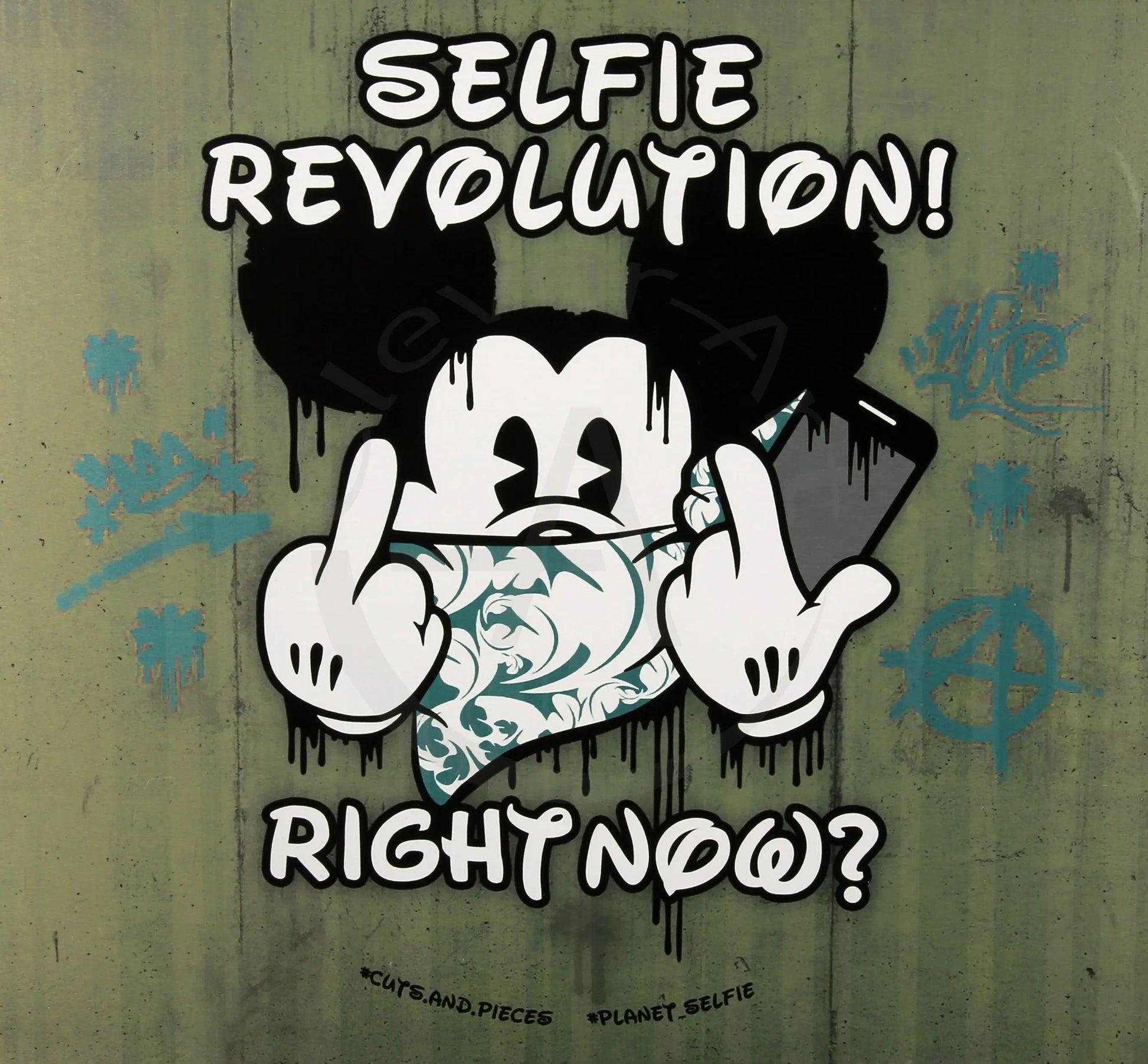 Planet Selfie - Selfie Revolution - Multiple Clever Art