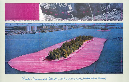 Christo - Surrounded Islands - Farboffset Clever-Art