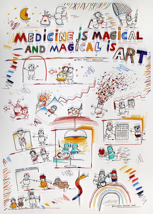 Schlote, Wilhelm - Medicine is Magical and Magical is ART - 3D - handsigniert Clever Art