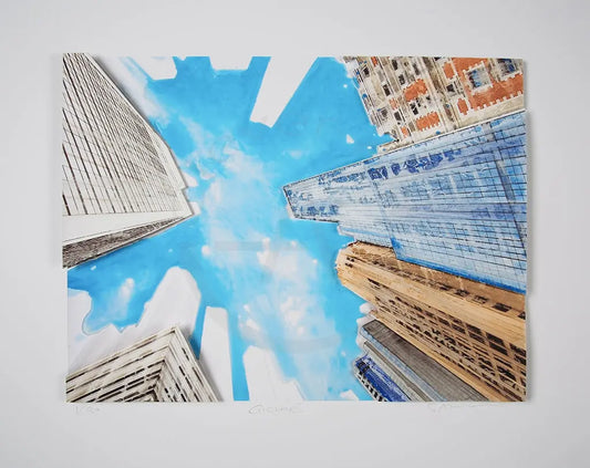 Salzmann, Gottfried - View of the Sky of New York - 3D-Konstruktion Clever Art