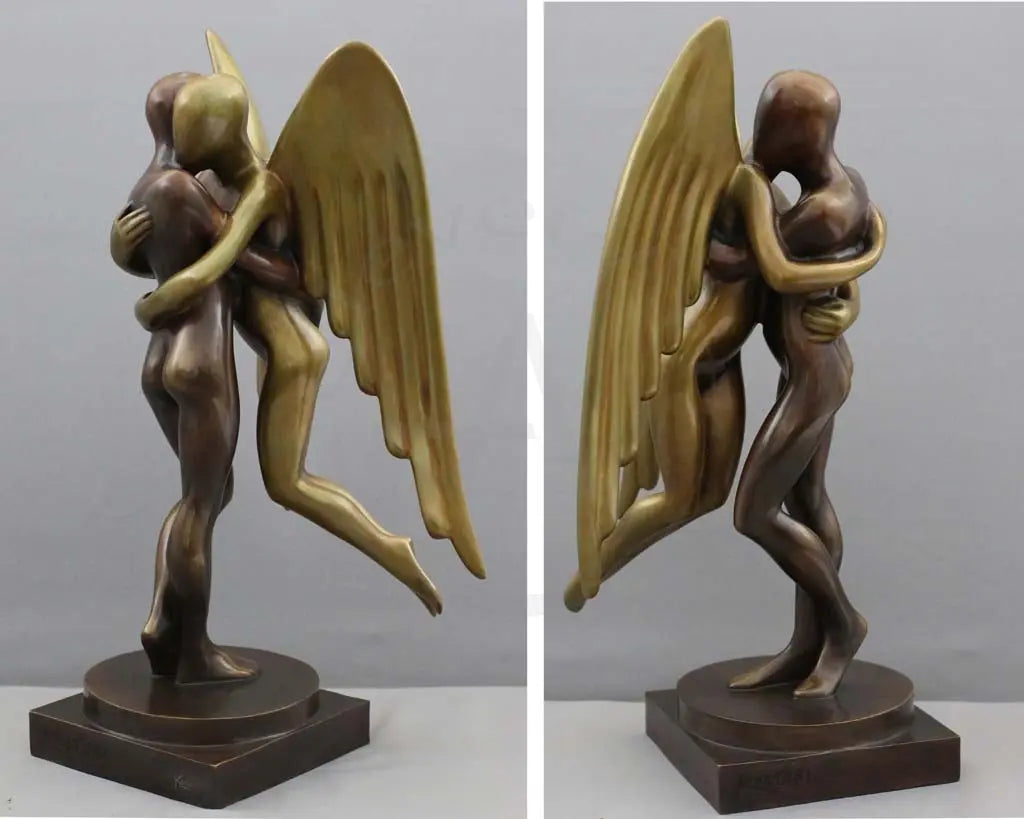 Kostabi, Mark - Divine Embrace - Bronze-Skulptur - handsigniert Clever Art