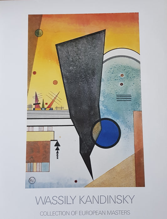 Kandinsky, Wassily - gebogene Spitze - Kunstdruck Clever Art