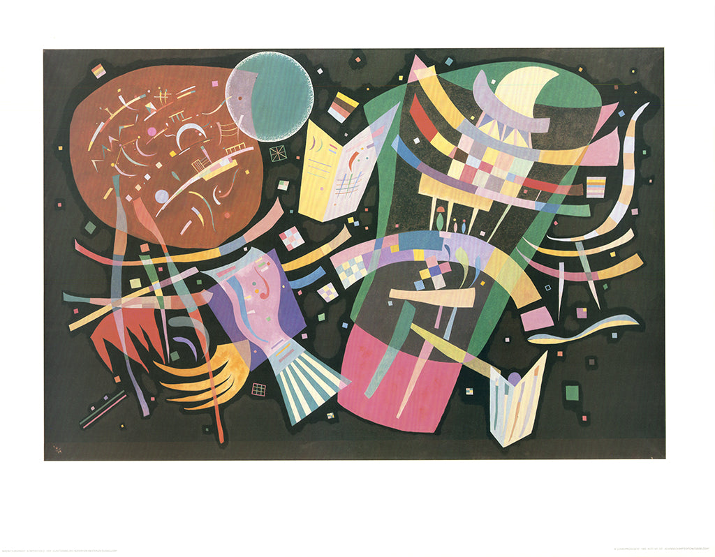 Kandinsky, Wassily - Komposition X - Kunstdruck nach dem Original von 1938 Clever Art