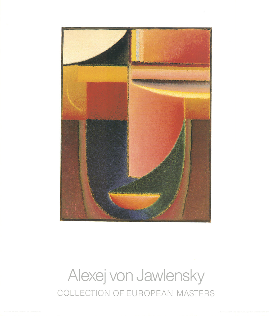 Jawlenski von, Alexej - Das Wort - Kunstdruck - mit Schriftzug Clever Art