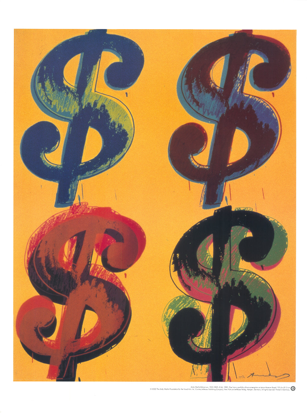 Warhol, Andy - Dollar - Kunstdruck Clever Art