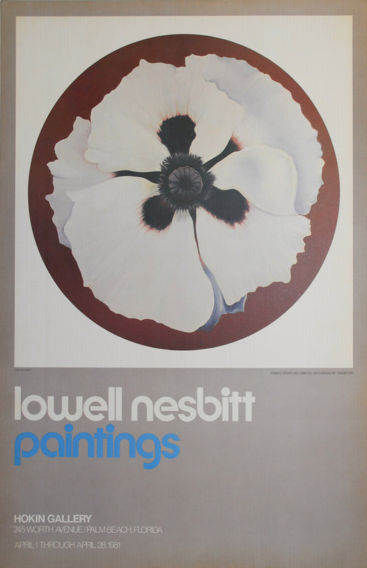 Nesbitt, Lowel - Poppy - Farboffsetlithografie 1981 Clever Art