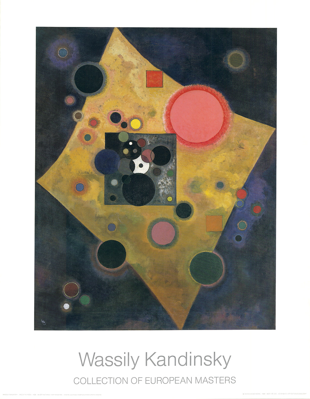 Kandinsky, Wassily - Akzent in Rosa - Kunstdruck Clever Art