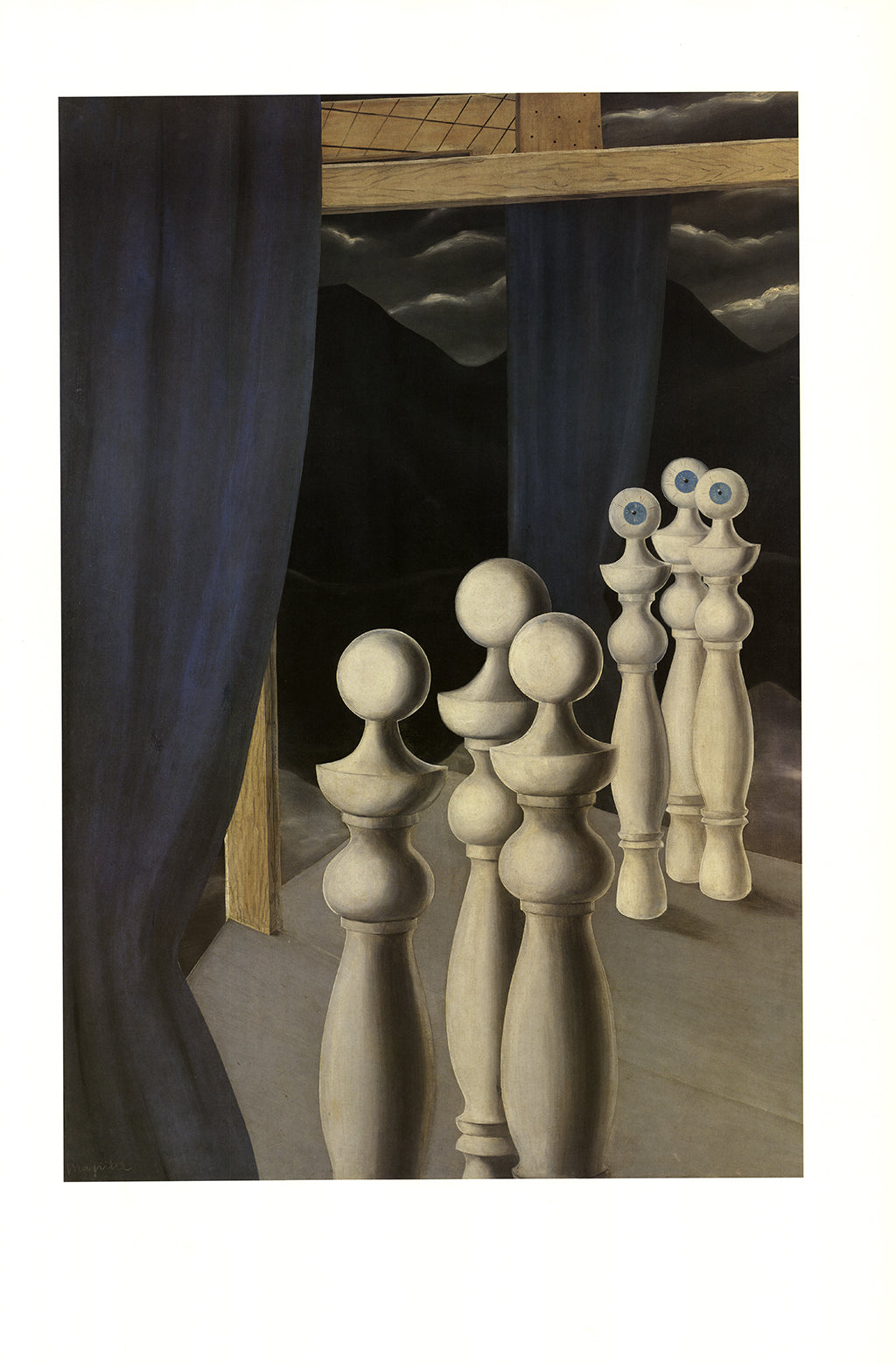 Magritte, René - Le Rencontre - Kunstdruck, nach dem Original von 1926/27 Clever Art