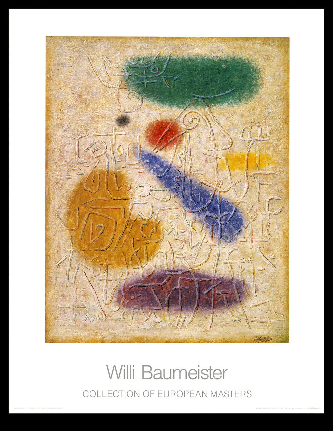 Baumeister, Willi - Tempelwand - Collection of European Masters