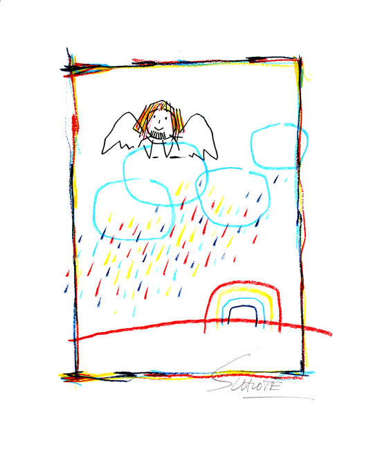 Schlote, Wilhelm - Raindrops - handsigniert - Giclee Clever Art