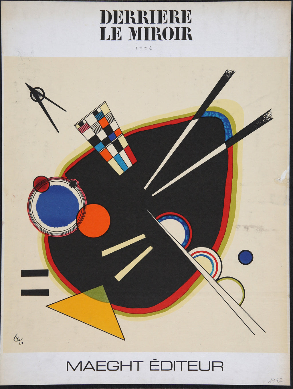 Kandinsky, Wassily - Komposition - Farblithografie, auf Leinenkarton aufgezogen Clever-Art