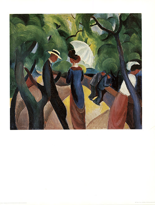 Macke, August - Promenade - Kunstdruck Clever Art