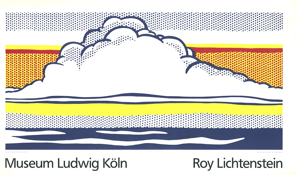 Lichtenstein, Roy - Cloud and Sea - color screenprint