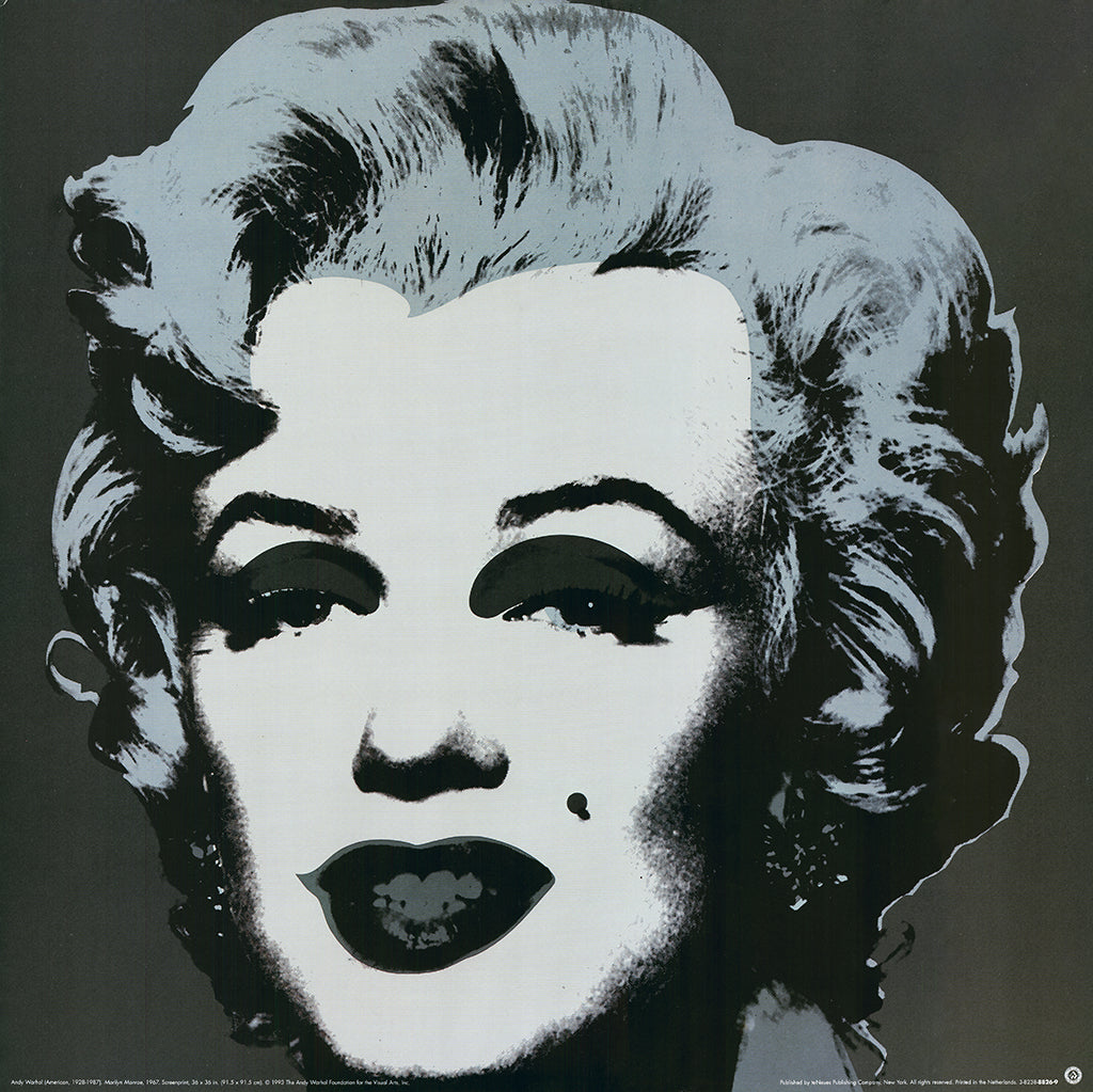 Warhol, Andy - Marilyn - black - GROSS - Kunstdruck Clever Art