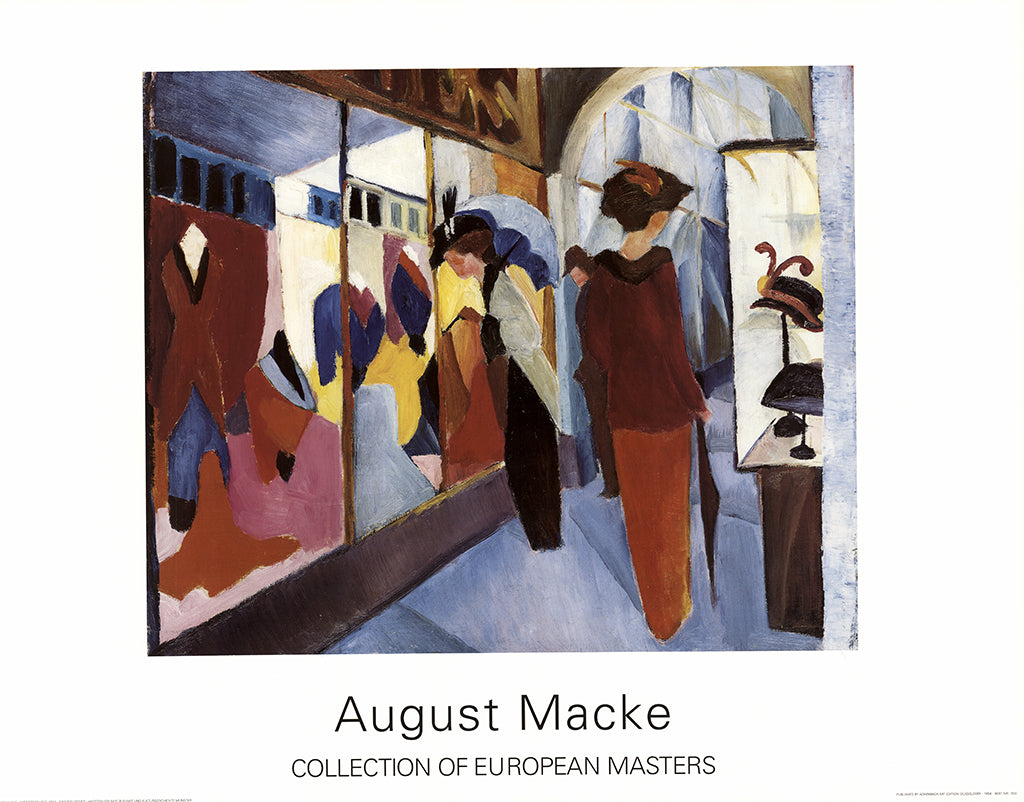 Macke, August - Modegeschäft - Kunstdruck Clever Art