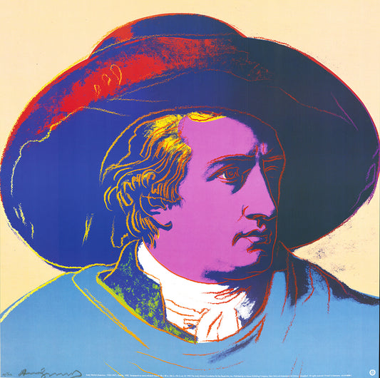 Warhol, Andy - Goethe - Kunstdruck, nach dem Original von 1982 Clever Art