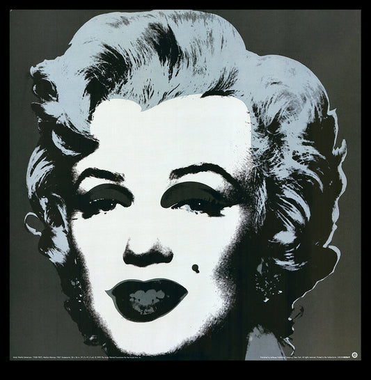 Warhol, Andy - Marilyn Monroe - black - Kunstdruck - 65 x 65 cm