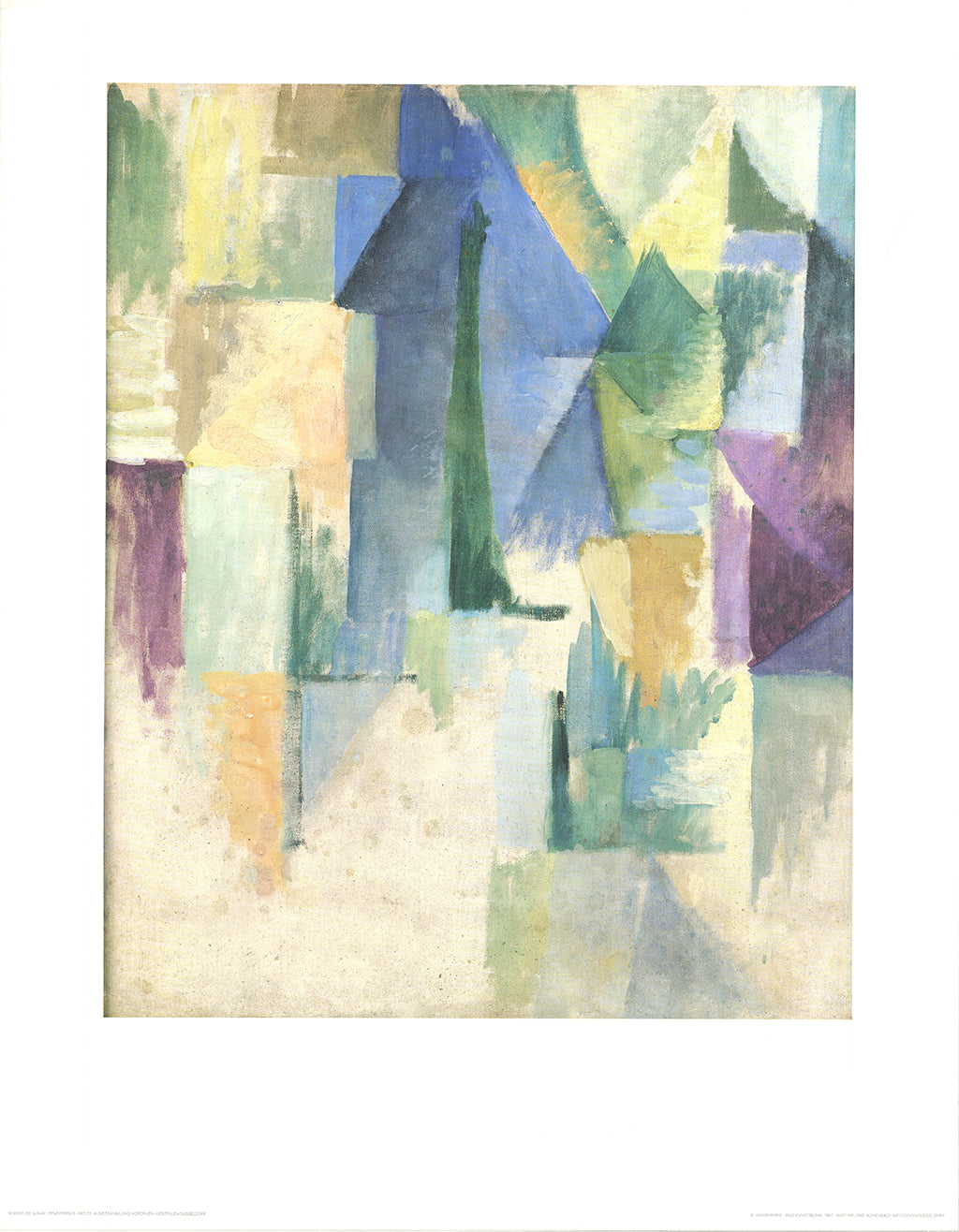 Delaunay, Robert - Fensterbild - Kunstdruck nach dem Original von 1912/13 Clever Art