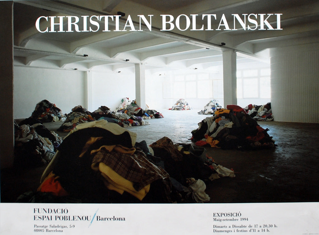 Boltanski, Christian - Espai Poblenou - Ausstellungsplakat Clever Art