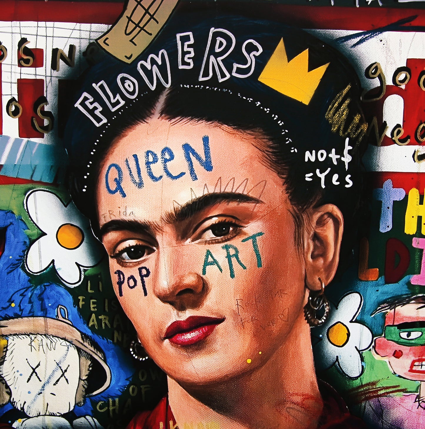 Jisbar (Jean-Baptiste Launay) - Queen Frida, 2023 - Gicleé - handsigniert