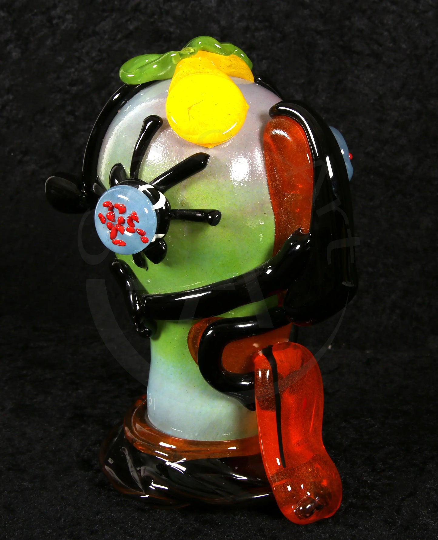 Kostabi, Paul - Skulptur aus Muranoglas - Unikat - handsigniert Clever Art