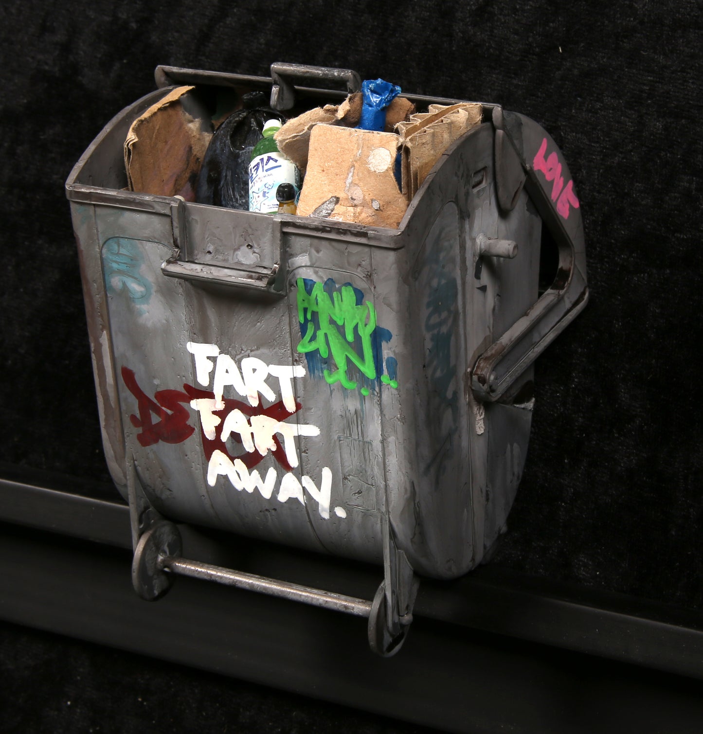 Käpten Nobbi - garbage can - Multiple - handsigniertes Unikat Clever Art