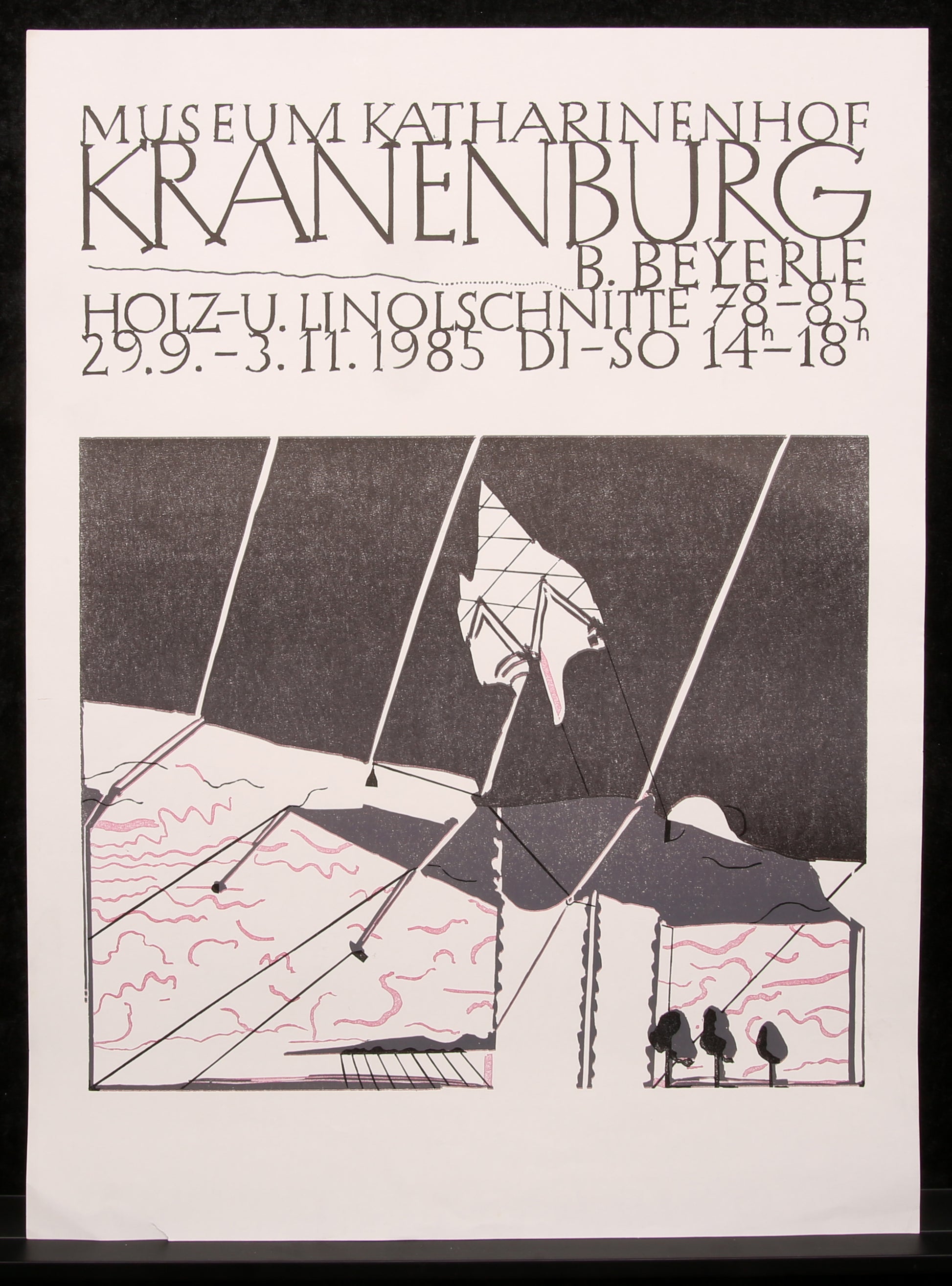 Museum Katharinenhof - Burkhart Beyerle - Ausstellungsplakat 1985 Clever-Art