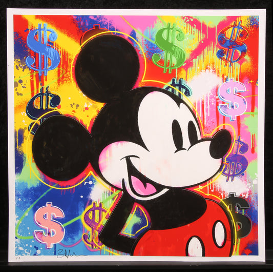 Allen, Ben - Mickey Graffiti - 3D-Konstruktion, 2022 - handsigniert e.a.