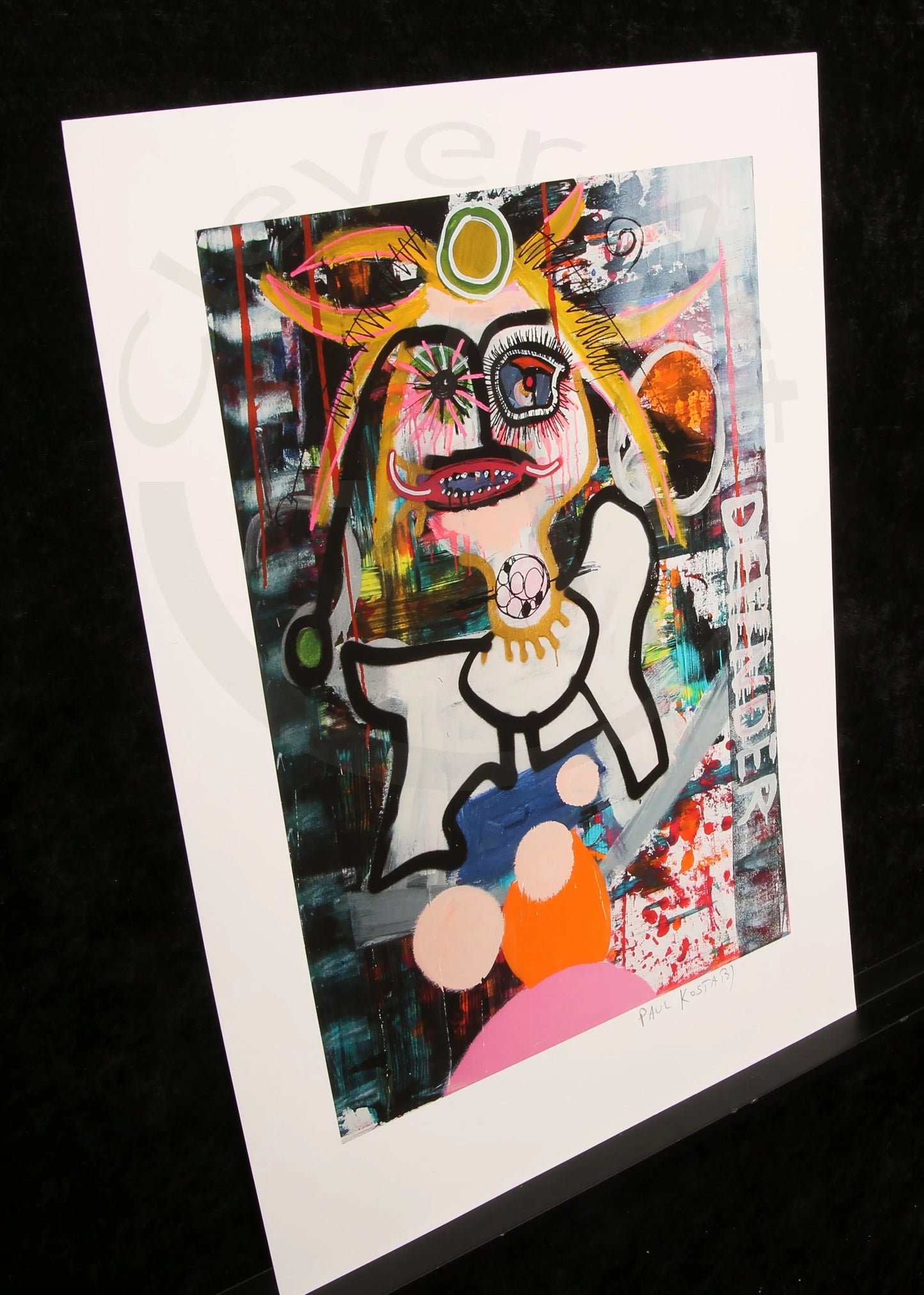 Kostabi, Paul - Defender - Giclee auf Baumwollpapier - handsigniert Clever Art