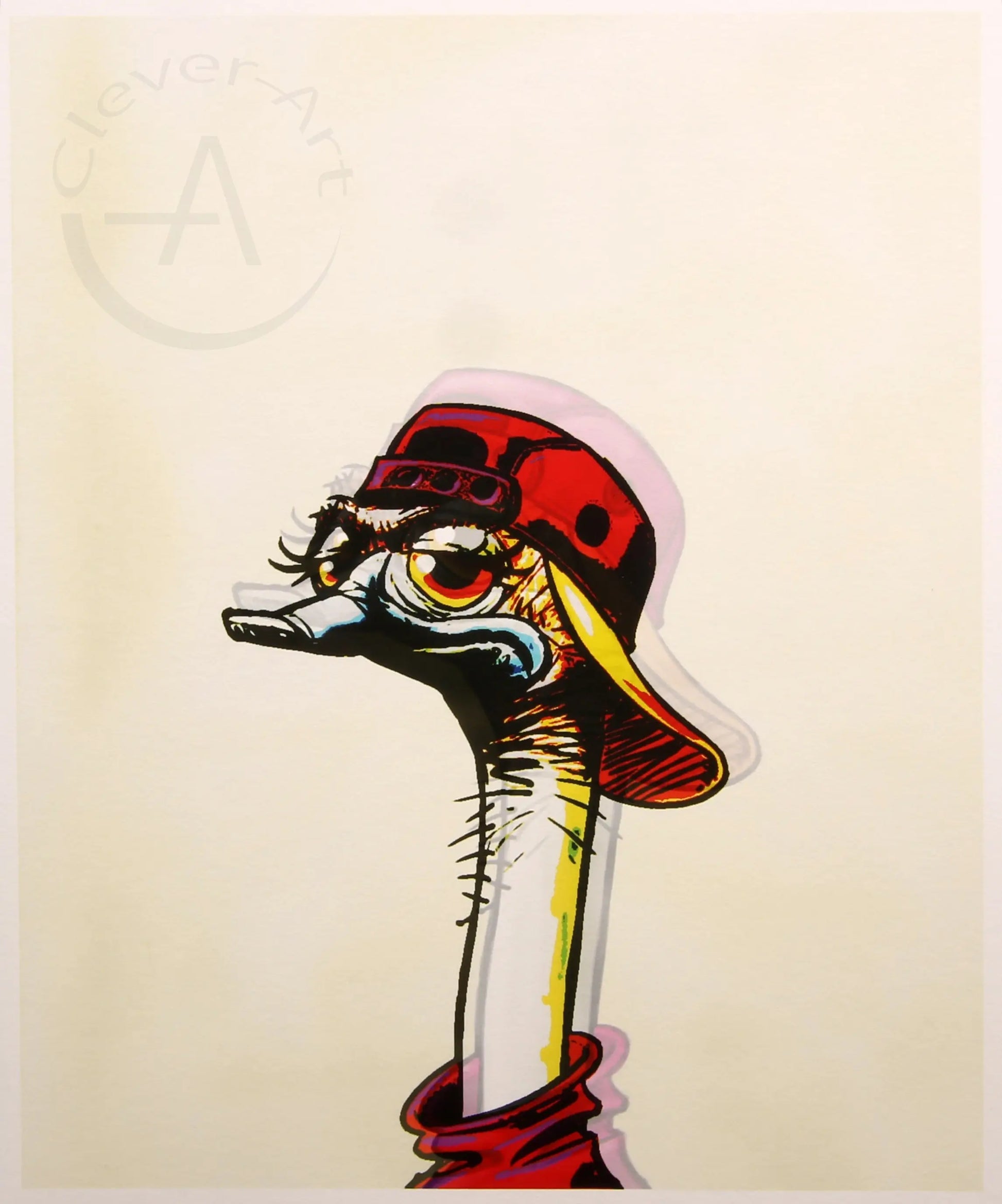 Maurus, Mike & Gronert, Thomas - Ostrich Figures - Giclee - handsigniert Clever Art