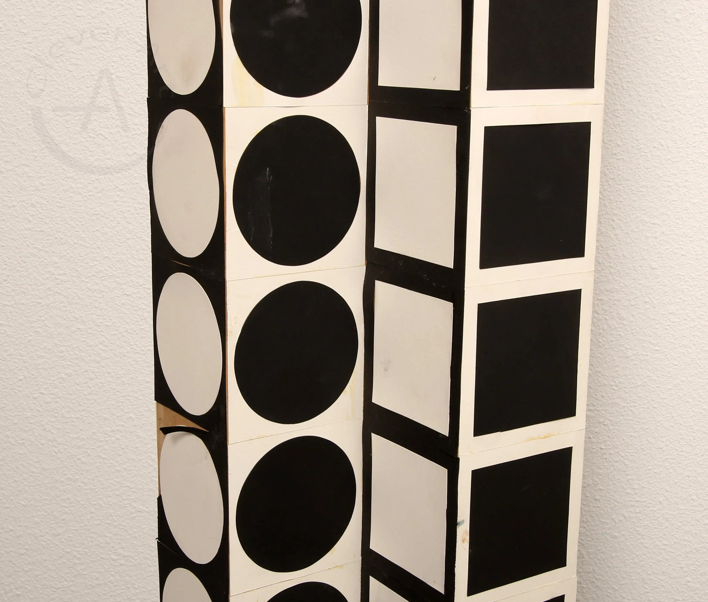 Vasarely, Victor - Geometrische Säule - Skulptur aus Holz Clever Art