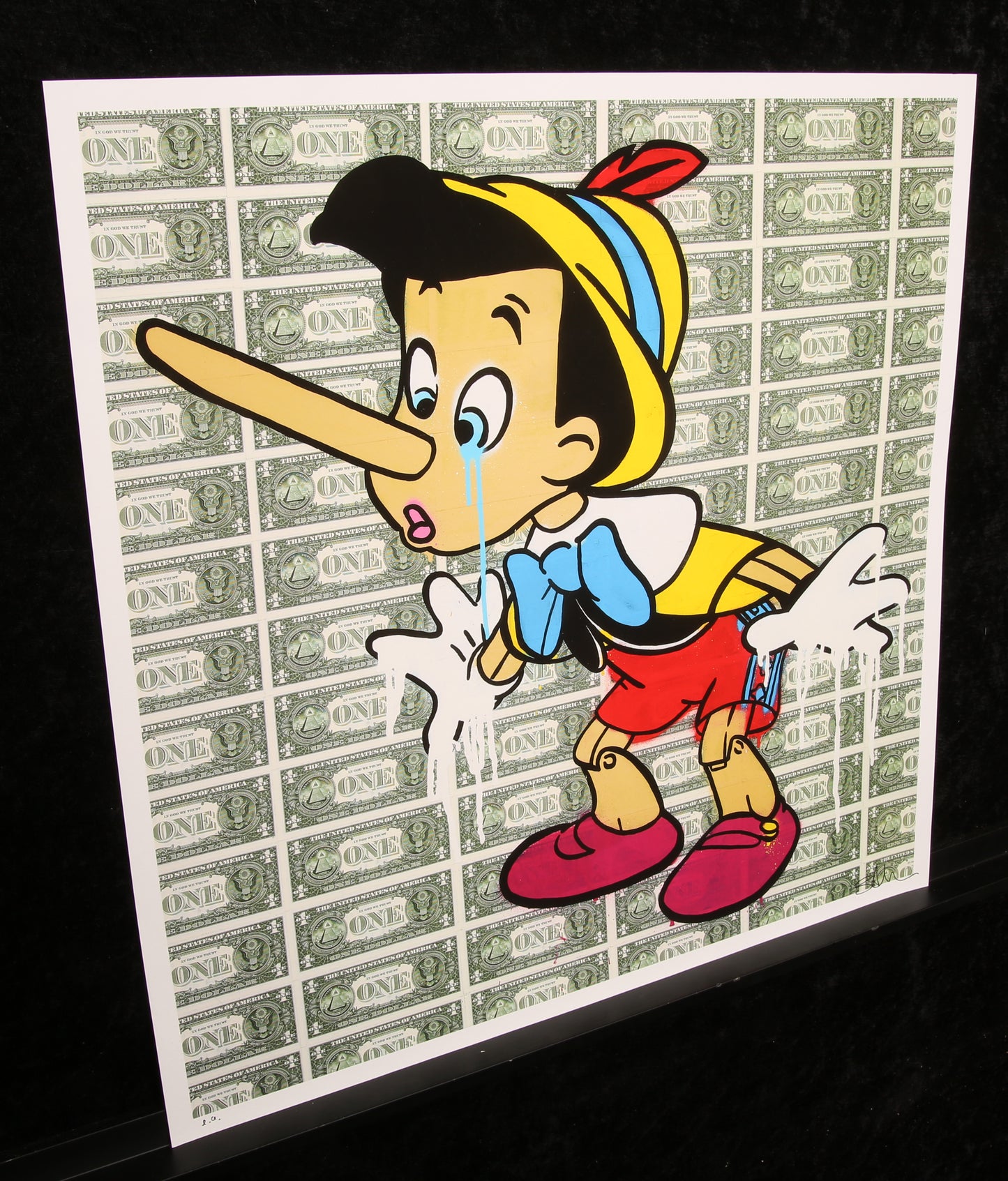 Allen, Ben - Dollar Pinocchio, 2022- Giclee - handsigniert e.a.