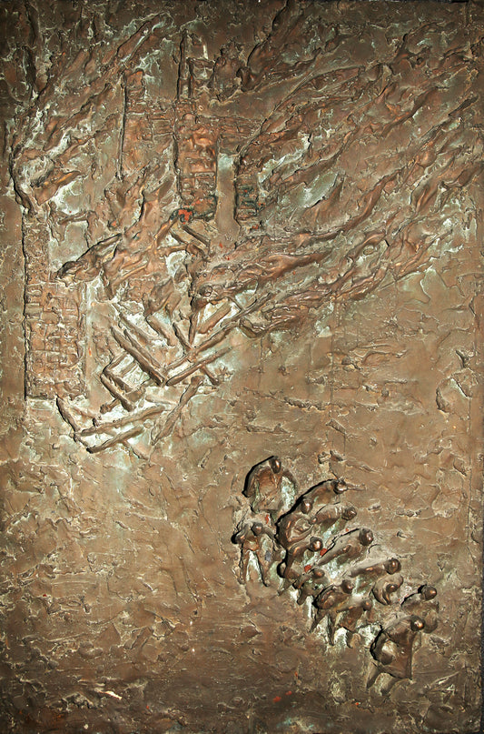 Schulenburg, Tisa von der - Schwester Paula - Bronze - Kriegerdedächtnisplatte 2