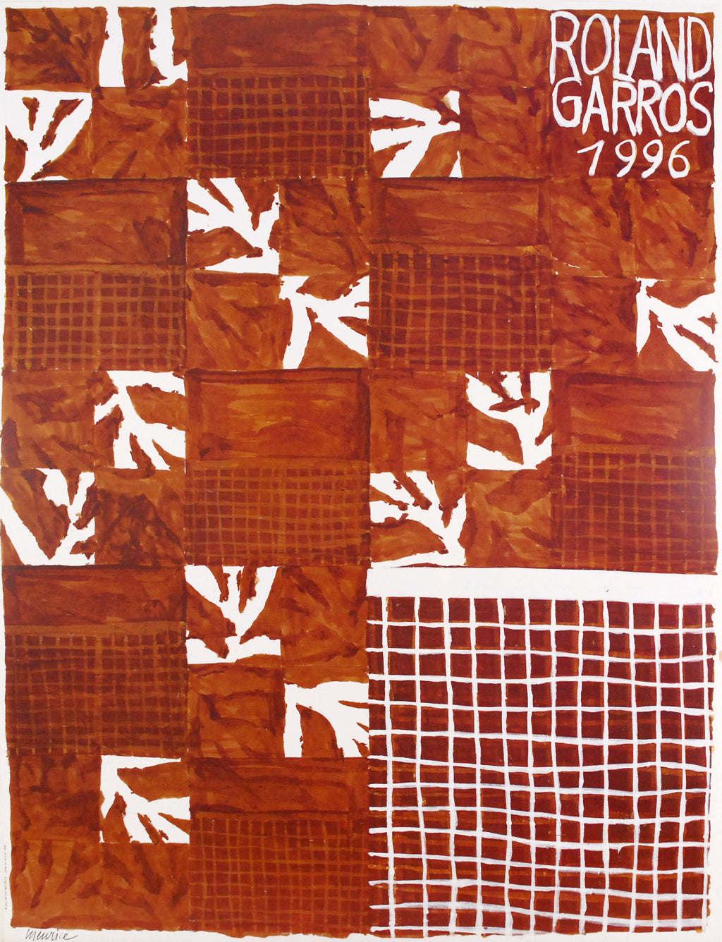 Meurice, Jean-Michel - Roland Garros 1996 - Tennisturniers - Farboffsetlithografie Clever Art