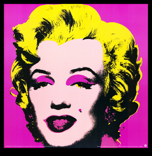 Warhol, Andy - Marilyn Monroe - pink - Kunstdruck - 65 x 65 cm