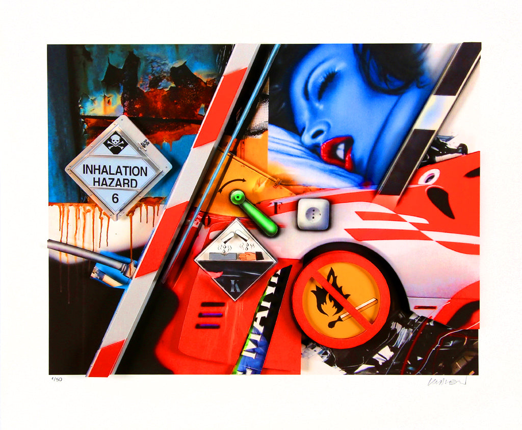 Klasen, Peter - Reve / Inhalation Hazard 6 / Corrosif - Giclee - handsigniert Clever Art