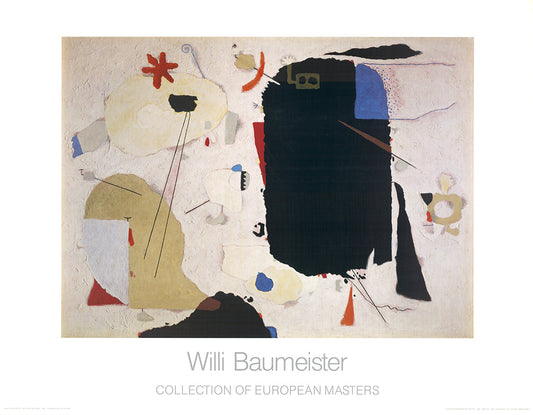 Baumeister, Willi - Montaru on Pink - Art Print - Collection of European Masters