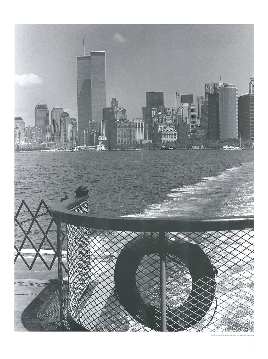 Bliss, Christopher - Lower Manhattan from the Staten Island Ferry - Kunstdruck Clever Art