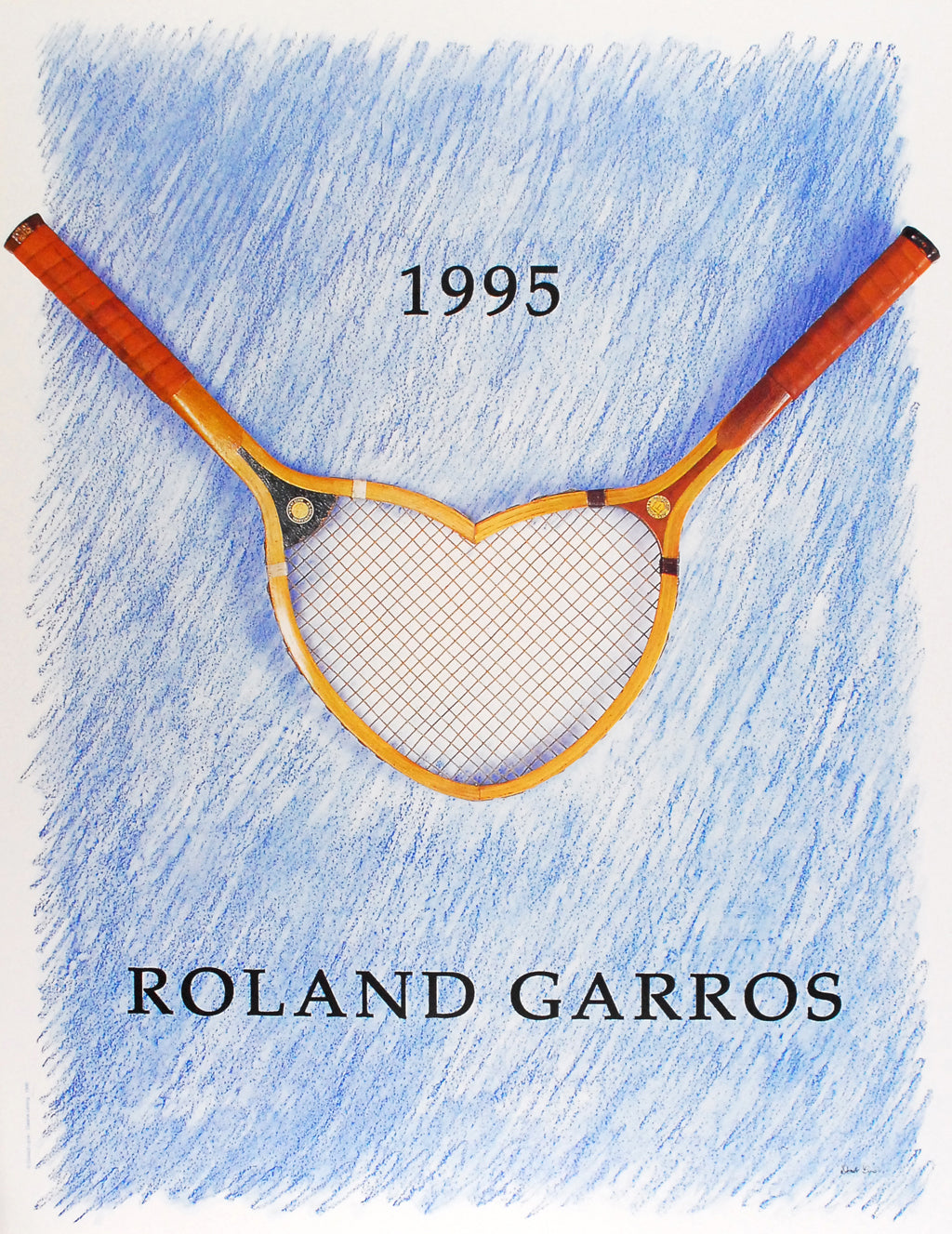 Lipski, Donald - Roland Garros 1995 - Farboffsetlithografie Clever Art