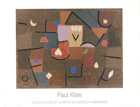 Klee, Paul - Kleinode - Kunstdruck - mit Schriftzug Clever-Art