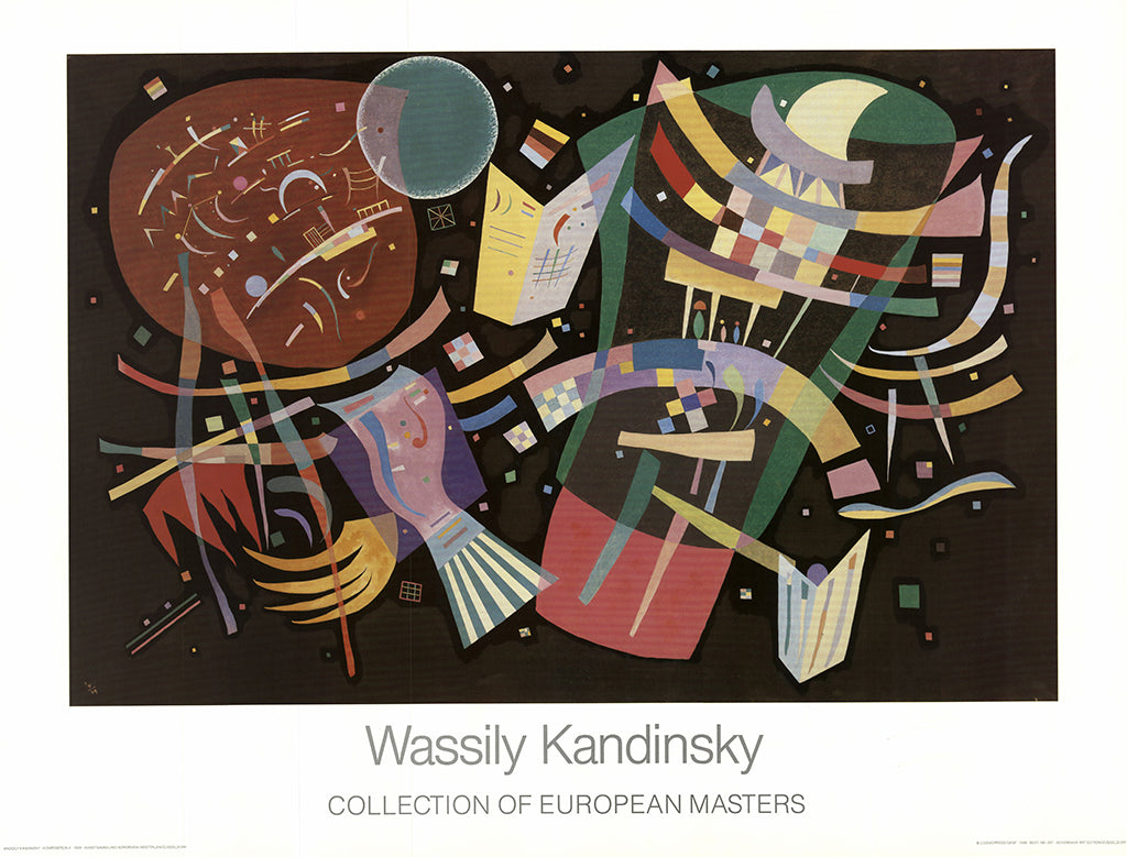 Kandinsky, Wassily - Komposition X - Kunstdruck nach dem Original von 1939 Clever Art